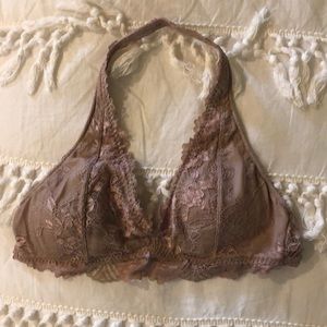 Abercrombie and Fitch blush pink bralette